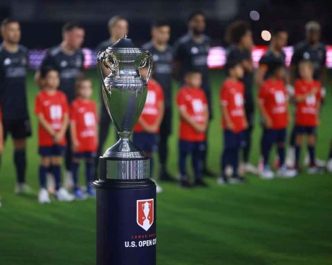 US Open Cup trophy 2023 24