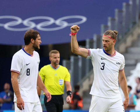 Walker Zimmerman goal USA New Zealand 2024 Olympics